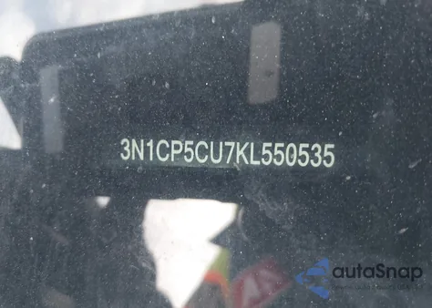 2019 Nissan Kicks Sv из США, поврежденный, VIN 3N1CP5CU7KL550535